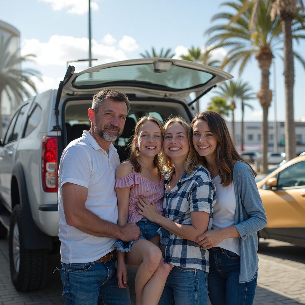 Área de entrega de vehículos